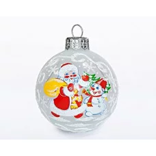 Елочное украшение, шар Ш3 60мм "Ветерок" С99