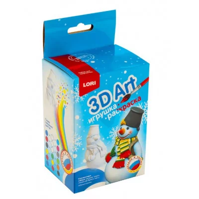 Игрушка-раскраска "Забавный снеговик" Ир-019