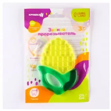 Прорезыватель охлаждающий с водой «Кукуруза», цвет жёлтый, Крошка Я 3791273