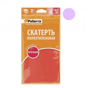 Скатерть полиэтиленовая 110 х 140 см. (4 цвета в ассор. ) (10216170/031019/0180080, Китай 402-819