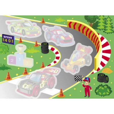 Многоразовые водные раскраски. Выпуск 1 (Гонки) Стрекоза  978-5-9951-3988-1