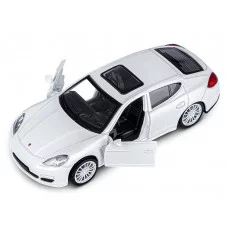 ТМ "Автопанорама" Машинка металлическая 1:43 Porsche Panamera S, белый, откр. двери, инерция, в/к 17,5*12,5*6,5 см JB1251255