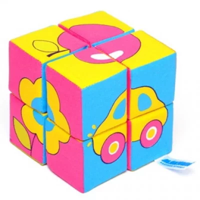 Кубики "Собери картинку"(Предметы)