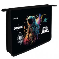 Папка для тетрадей А4 молния сверху конгрев/фольг "Cosmic" DEVENTE 8053453 076623