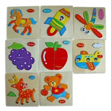 Пазл 15*15 см, в ассорт. 61851