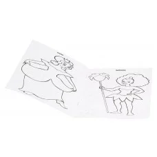 Раскраска А5 Ч/Б. ПРИНЦЕССЫ 8л.на скрепкеобл.-мелов.бумага Р-7671