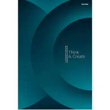 Бизнес-блокнот А4 200л. СИНИЕ ОКРУЖНОСТИ (Б200-1361) 7БЦ, глянц.ламин., цвет.мелов.обл. ПП-00199390