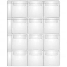 Лист для альбома OfficeSpace Optima на 12 монет 60*60, 120мкм Спейс 220192