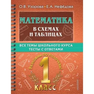 Самый полный курс: разложим по полочкам Узорова О.В. Математика в схемах и таблицах. Все темы школьного курса 1 класса с тестами. 978-5-17-149331-8
