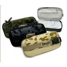 Пенал DE-956 Косметичка, прямоугольный, 1отд, текстиль, с держателями для канцелярских мелочей, с ремешком, ассорти, ПВХ SV-18012 331266