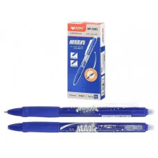 Ручка гелевая пиши-стирай автомат "Magic" синяя 0.5/128мм корпус синий рисунок BASIR MP-9063/синяя/ 083305
