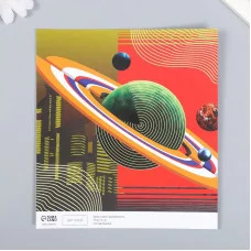 Бумага для скрапбукинга "Невесомость" плотность 180 гр 15,5х17 см   7907931