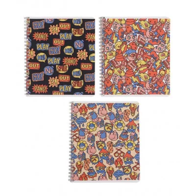 Тетрадь 60л клетка/гребень ламин "Ералаш" ассорти (3диз) 80% 60г/м2 АКАДЕМИЯ ХОЛДИНГ 13103/3 228461