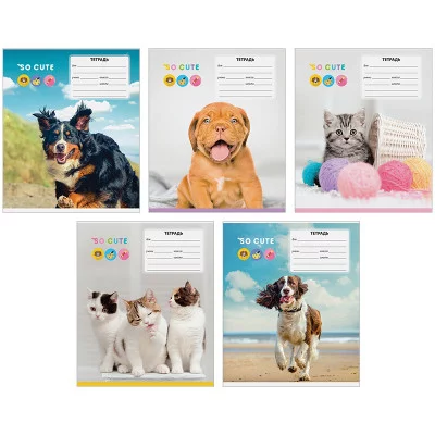 Тетрадь 12л., линия ArtSpace "Питомцы. So cute" Спейс 223415