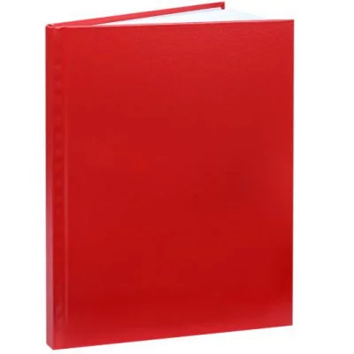 Ежедневник А6, 96л. КРАСНЫЙ (96БВ-3004) бумвинил, недатир. 96БВ-3004