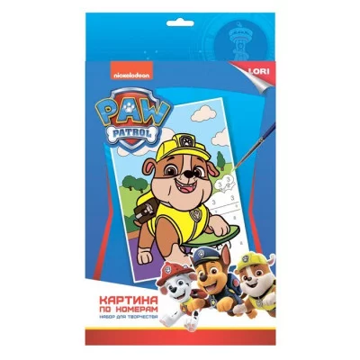 Картина по номерам Щенячий патруль "Крепыш" Кнс-004