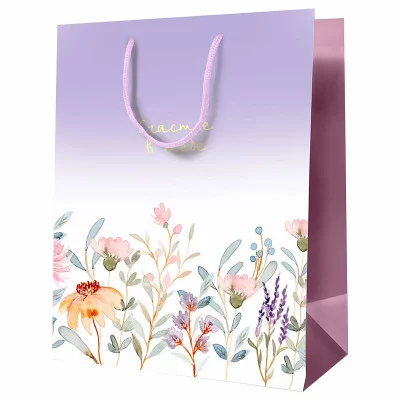 Пакет подарочный 1шт 26*32*12см MESHU "Счастье в тебе", ламинированный 354776