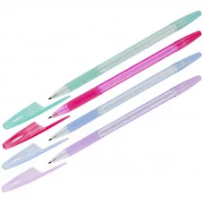 Ручка "R-301 Grip Spring" син 0.7/140мм корп тонир асс ERICH KRAUSE 39532 087601