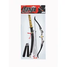 Игровой набор "Ниндзя" (стрелы на присосках 3шт.,меч и др.,в пакете) ( Арт. Y18544025)