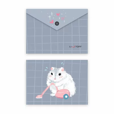 Папка-конверт А6 "Хозяйственный хомяк" КанцЭксмо ПКП60359