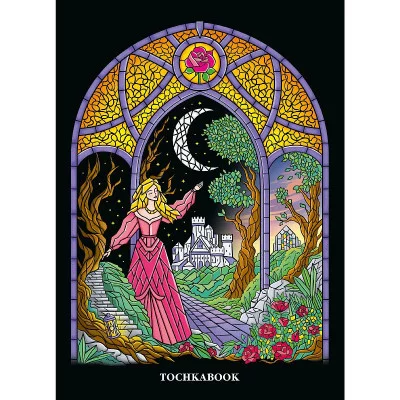 БЛОКНОТ ТОЧКАБУК Classic 162х222. Витраж. Девушка 467-0-159-15957-5