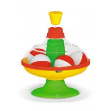 Юла с шариками 14см (п/п пакет)