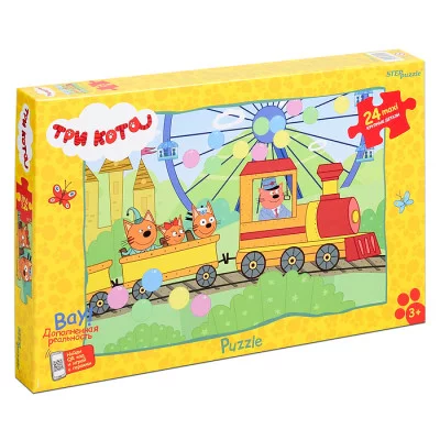 Пазлы maxi 24 "Три кота (new 3)" (АО "СТС") 90110
