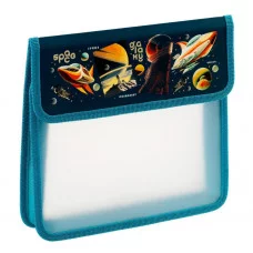 Папка для тетрадей 1 отделение, ArtSpace "Galaxy", А5, пластик, на липучке 365780