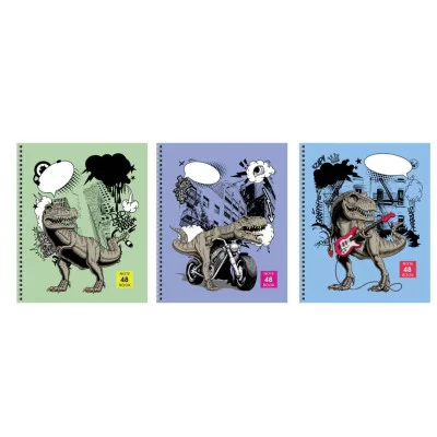 Тетрадь А5 48л "Dino style" КанцЭксмо ТСЛ488443