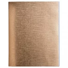 Тетрадь 96л клетка бумвинил "Metallic" золото HATBER 96Т5бвВ1 225523