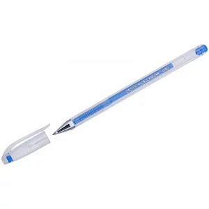 Ручка гелевая Crown "Hi-Jell Color" голубая, 0,7мм Crown 1957