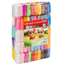 Масса для лепки. Лёгкий пластилин, 100 цв, 3 стека. НД-1805 НД-1805