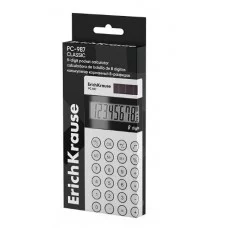 Калькулятор карманный 8-разрядов ErichKrause PC-987 Classic, белый 1шт 62009