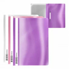 Папка-скоросшиватель пластиковая ErichKrause Glossy Candy, A4, ассорти 55148