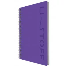 Тетрадь (студ., офис) А6 80л "LISTOFF STYLE. 1" КанцЭксмо ТПЛС680135