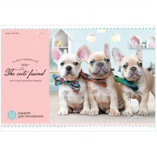 Альбом для рисования 12л А4 на скрепке ArtSpace Питомцы Милые друзья 311549