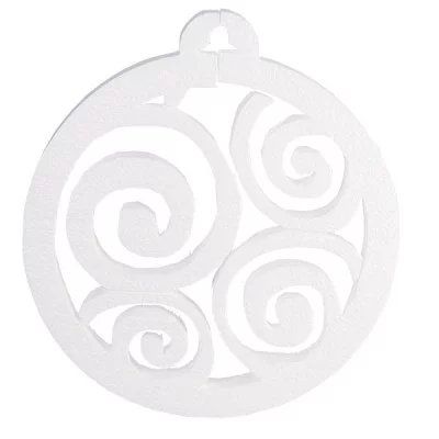 Заготовка для декор пенопласт 25см "Шар ажурный" е/п ЛИСТ-АРТ 153651(162646) 184546