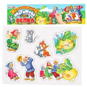 Репка. Развивающая игра на магнитах. 210х240х5 мм. Умные игры 381243