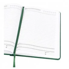 ТМ Profit ЕЖЕДНЕВНИК А5, 128л. недатир. CLASSIC DELICATE - EMERALD зеленый(128-3152)кожзам,круглен 128-3152