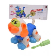 Игрушка-конструктор. Собака в наборе отвертка,в пакете 12х8х11,5 см 1764586