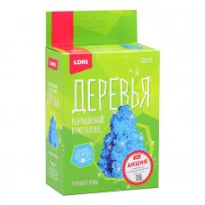 Выращивание кристаллов. Деревья "Голубая елочка" Крд-003