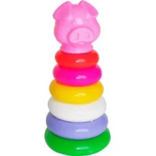 Игра Пирамида зоопарк 22см Хрюша