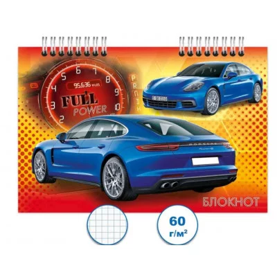 Блокнот спираль 120л А6 Авто 2 Бг 120/12-2 Бг120/12-2