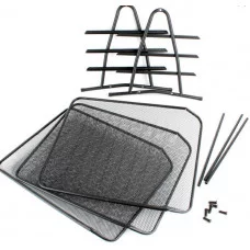 Лоток горизонтальный металлический 3 секции DV-13405BK