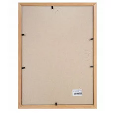 Рамка 21х30 см со стеклом, багет 16 мм дерево, STAFF "Sonata", цвет натуральный, 391358