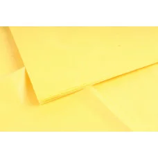 бумага для упаковки цветов и подарков 50см*2м желтая