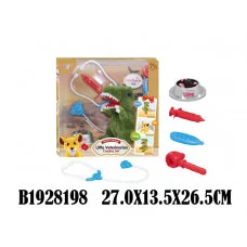 Игрушка интерактивная мягкая "ДИНО У ДОКТОРА" (звук,аксесс, 27х26,5см) (Арт. 1928198)