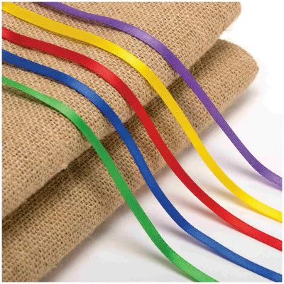 Лента атласная ширина 6 мм, ИНТЕНСИВ ассорти, цена за 1 ленту, без выбора цвета, по 23 м, BRAUBERG, Разбор591489