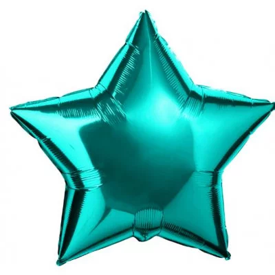 Шар (18\'\'/46 см) Звезда, Тиффани, 1 шт. 301500TU