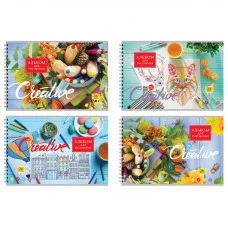 Альбом для рисования 24л А4 на гребне BG Мой креатив эконом БиДжи 292248